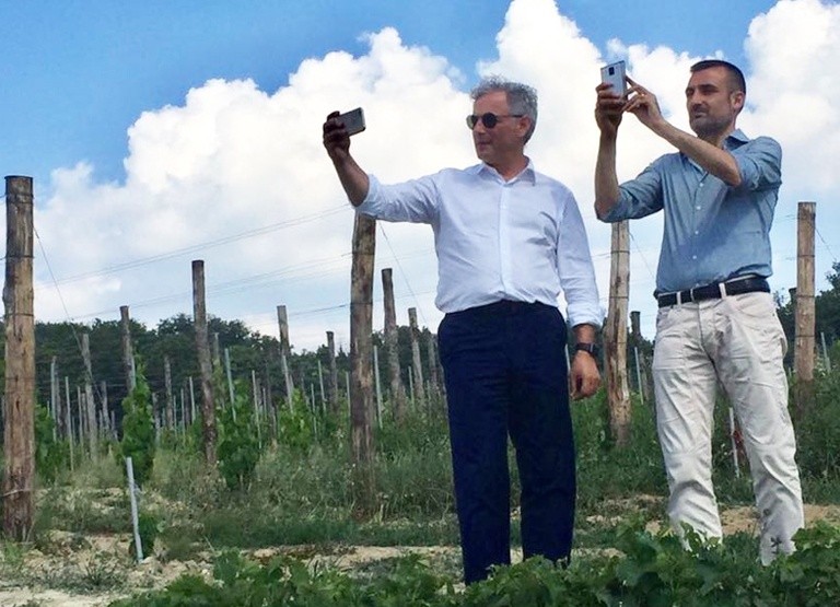 Piero Muscari visita Agricola Bellaria