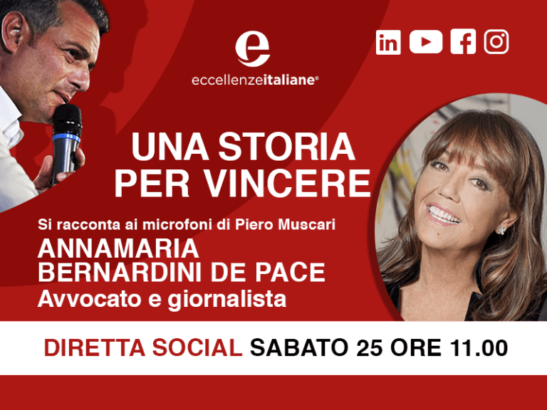 Annamaria Bernardini De Pace: una storia per vincere! Viaggio alla fine degli amori…Live sabato 25 Aprile, ore 11.00. Seguimi sui social.