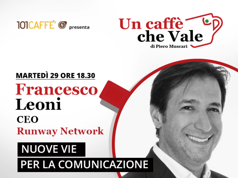 Francesco Leoni, un caffè che vale del 29 settembre