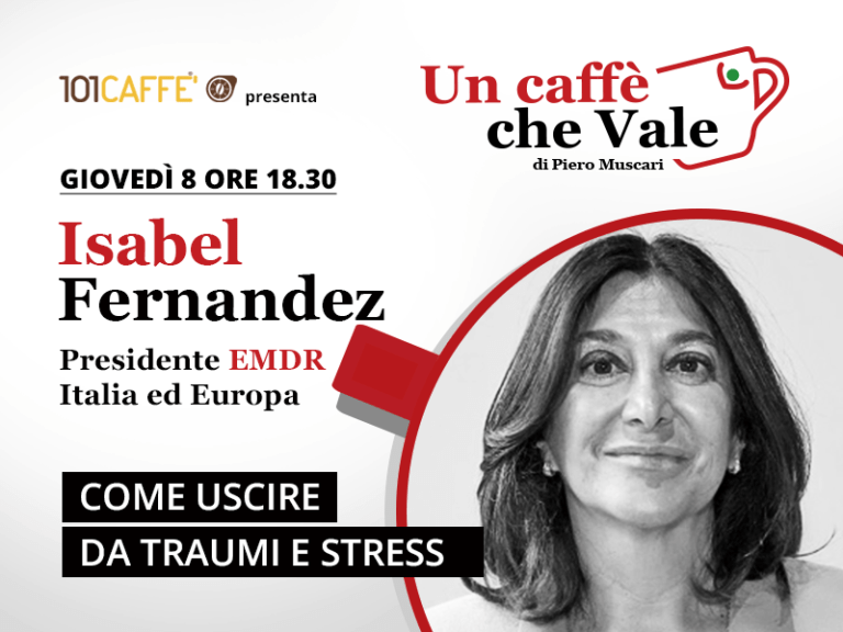 Un caffè che vale con Isabel Fernandez. Live dell’8 Ottobre 2020.