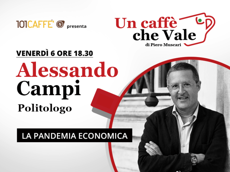 Alessandro Campi è l'ospite della puntata #uncaffechevale di venerdì 06 novembre