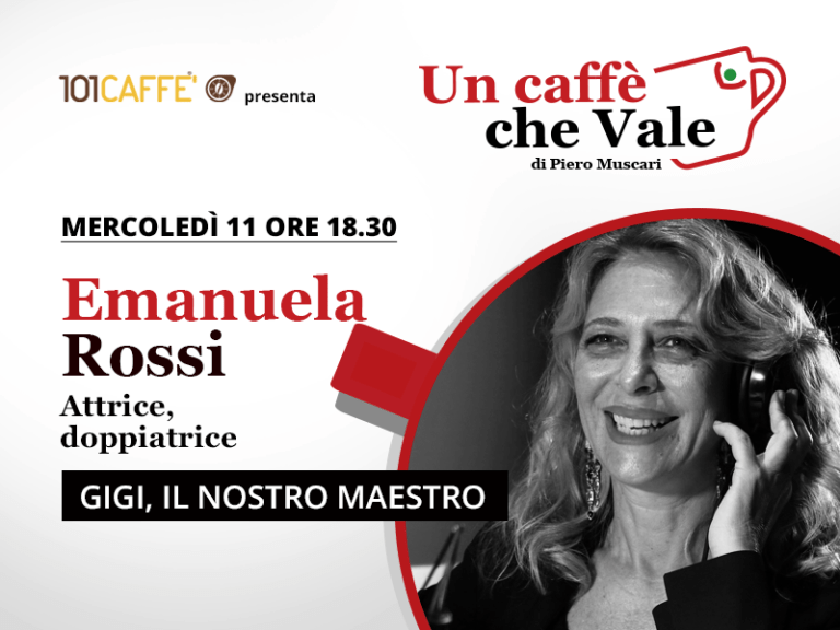 Un caffè che vale con Emanuela Rossi - puntata dell' 11 Novembre