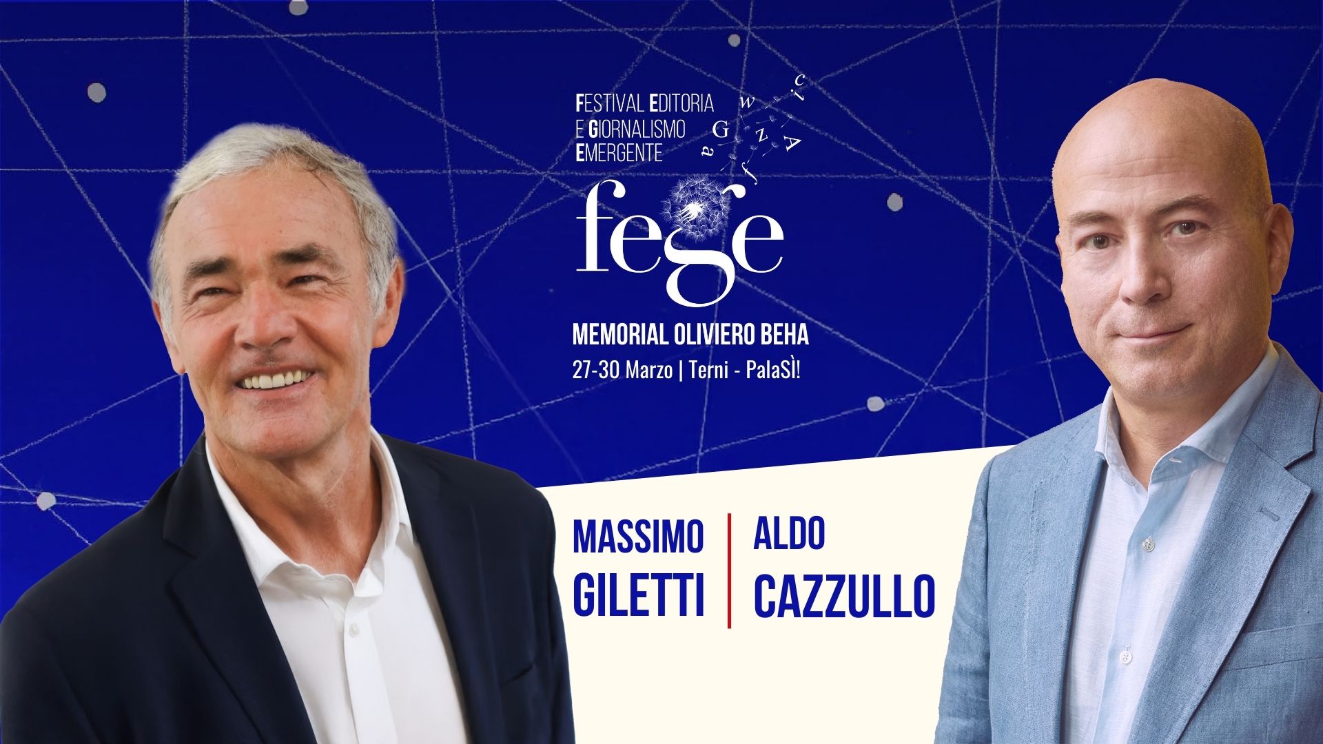 Massimo Giletti e Aldo Cazzullo - fege 2025