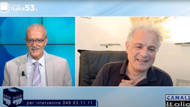 Piero Muscari a Canale Italia con Massimo Martire