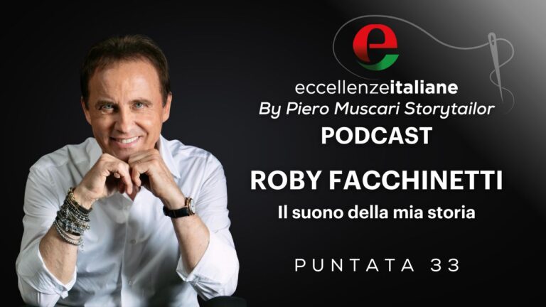 Roby Facchinetti cover podcast Eccellenze Italiane