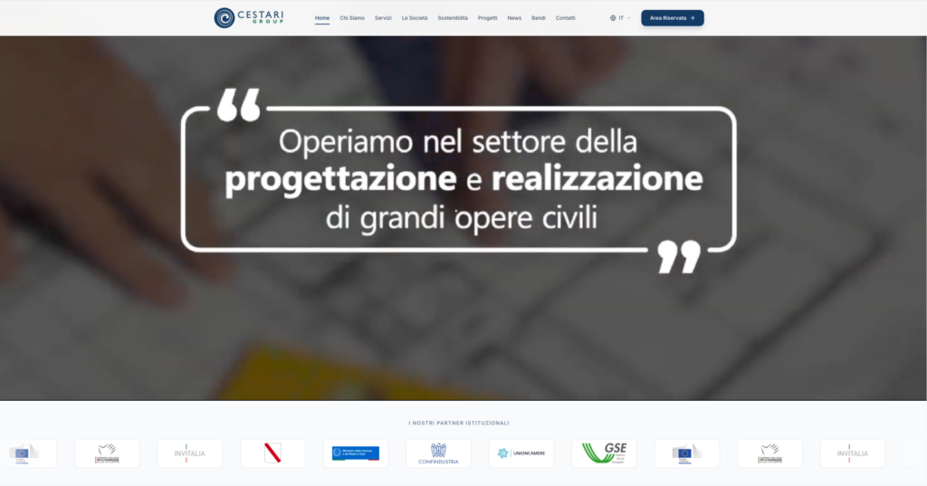 Sito web Gruppo Cestari | Portfolio PMS
